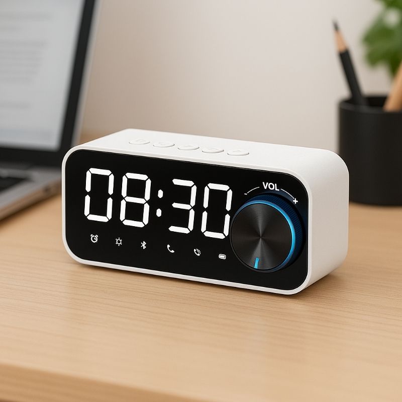 Réveil Bluetooth multifonctions rétro – Vintelia