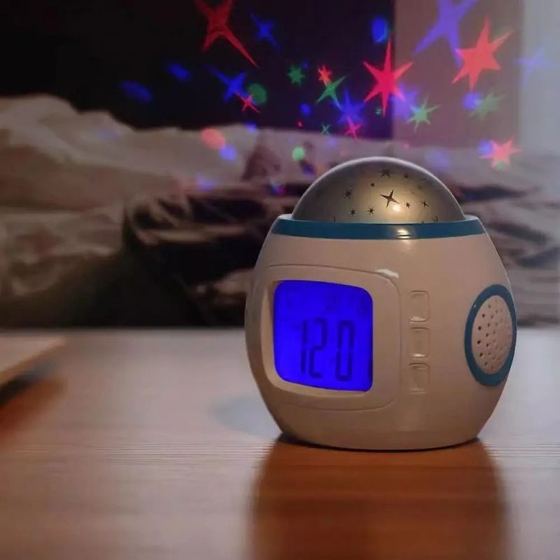 Réveil Enfant Projecteur Étoiles – Stellino