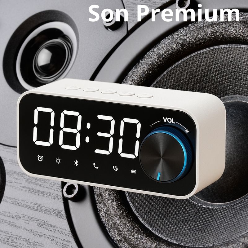 Réveil Bluetooth multifonctions rétro – Vintelia