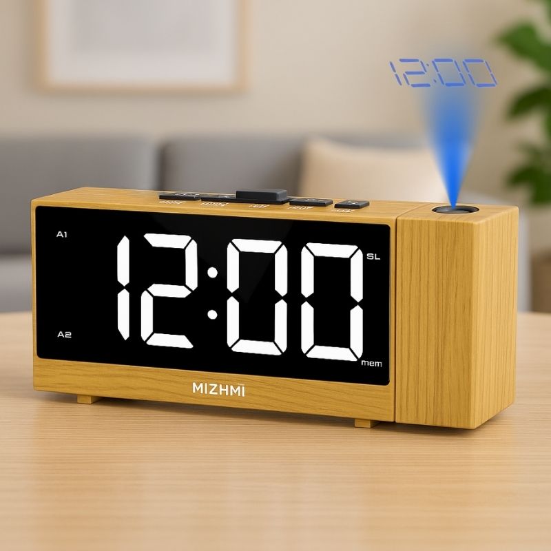 Radio Réveil FM projecteur – Lumiwood