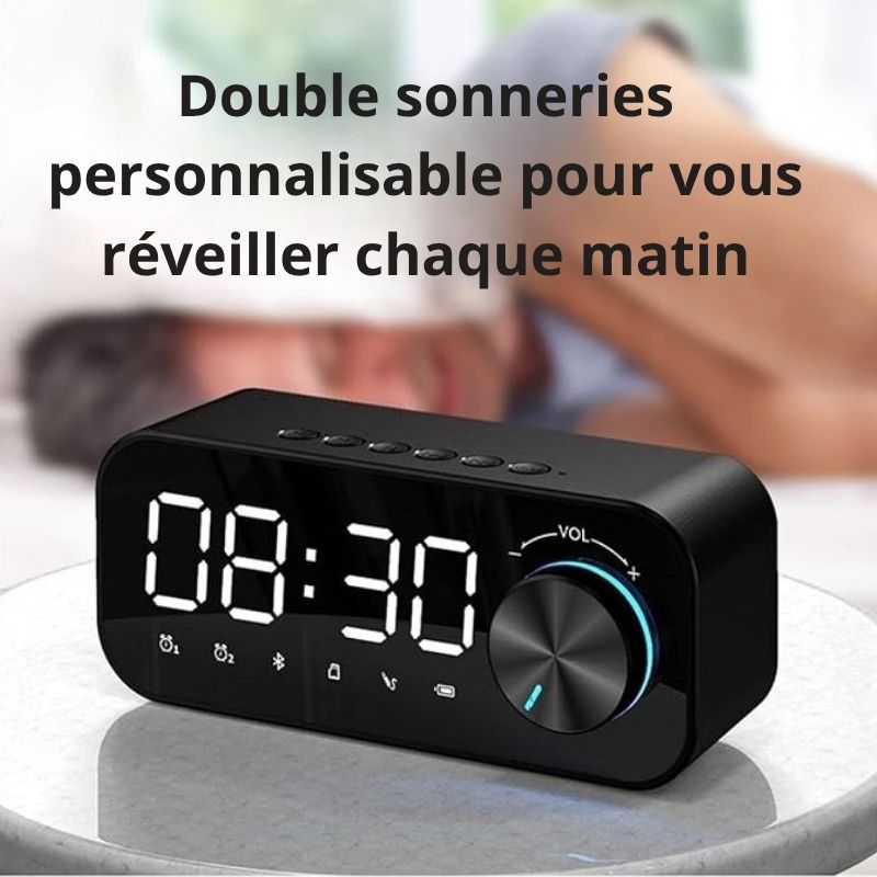 Réveil Bluetooth multifonctions rétro – Vintelia