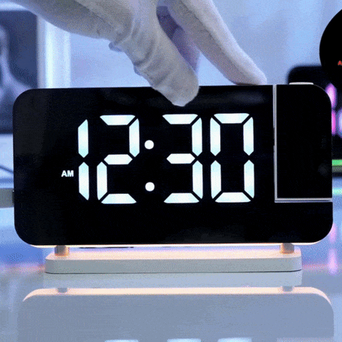 Réveil projecteur lumineux avec radio FM – Lumiprox