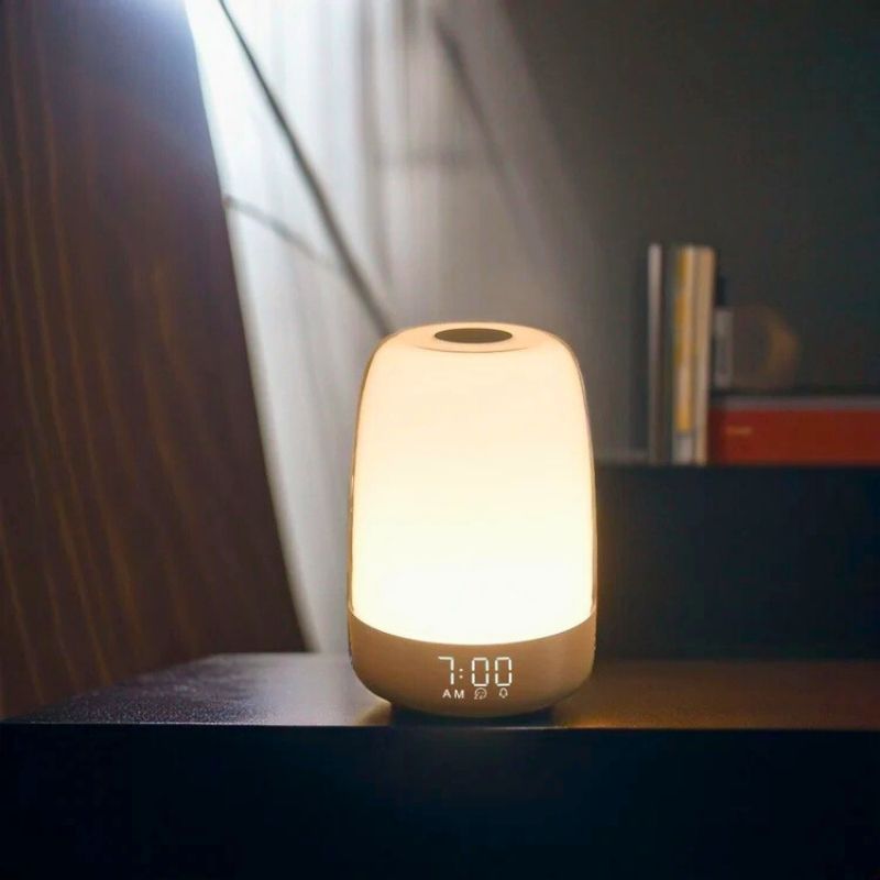Lampe réveil tactile moderne pour chambre