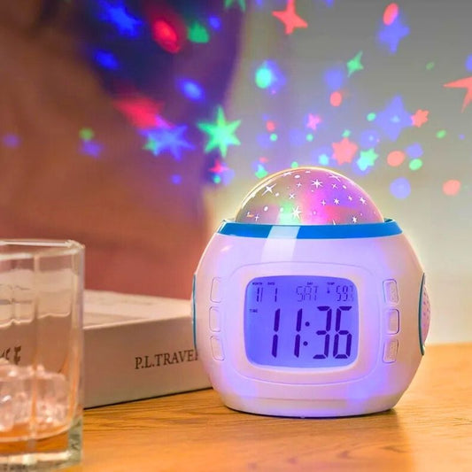 Réveil Enfant Projecteur Étoiles – Stellino
