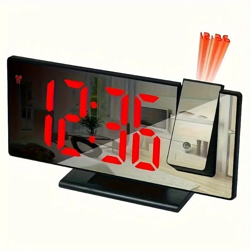 Réveil miroir digital à projection LCD automatique – Lumenis