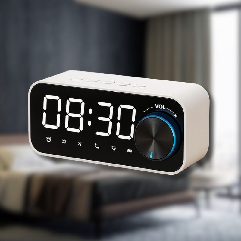 Réveil Bluetooth multifonctions rétro – Vintelia